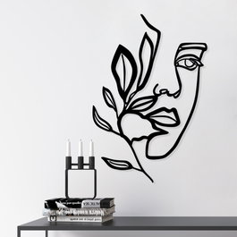 Wallity Woman Face Behind The Branch